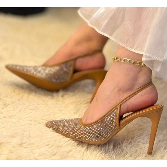 ZARA Pointed Toe Slingbacks NWT - Picture 5 of 16